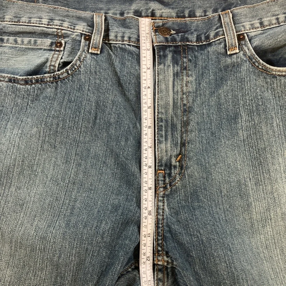 Levis 559 Jeans Mens 38x36 Blue Medium Wash Relaxed Straight Denim